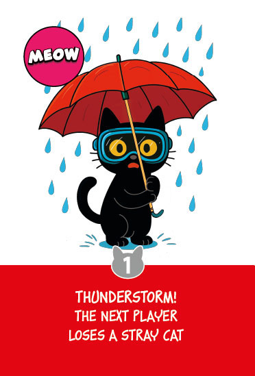 Gattara card preview showing illustrated cat card