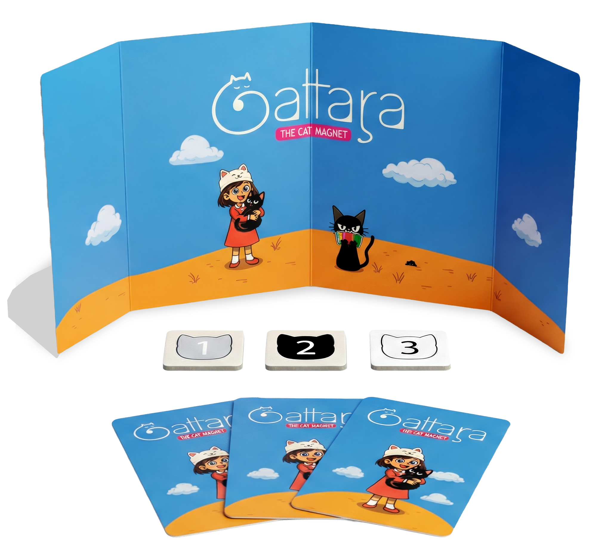 Gattara player screens used to hide cat tokens